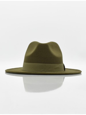 Erkek Fedora Şapka-Haki