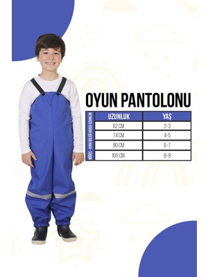 Belkızın Atölyesi Mavi Çocuk Oyun Pantolonu