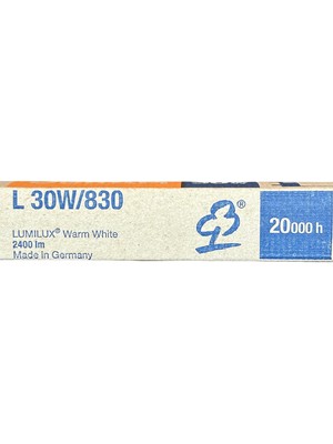 Osram Lumilux L 30W 830 3000K (Sarı Işık) G13 Duylu T8 Floresan