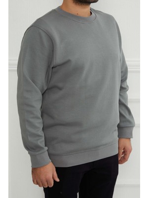 JSCO Hscstore Erkek Basic Açık Haki Sweatshirt - 2903