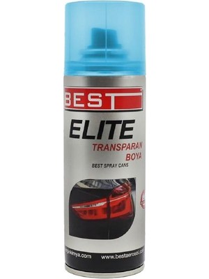 Best Elite Transparan Far Boyası 200 ml Mavi