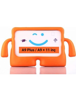 Fuchsia Galaxy Tab A9 Plus 11" ile Uyumlu kOkO Eğlenceli  Standlı Yumuşak Çocuk Tablet Kılıfı