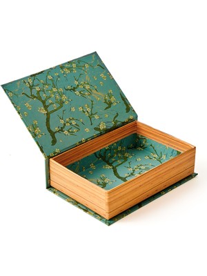 4nio Dekoratif Mini Kitap Kutu - Yeşil - 15X4X10,5 cm