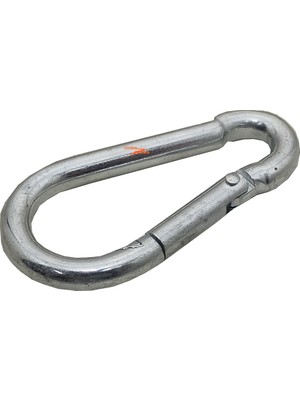 Yıldırım Nalbur 4 Adet Karabina Metal 8mm Salıncak Kancası Çanta Tokası Küçük Boy