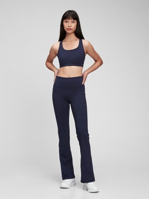 Gap Kadın Lacivert GapFit Sky High Rise Flare Legging Tayt