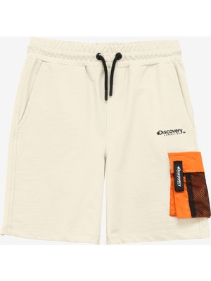 Discovery Expedition Lastikli Bel Standart Bej Erkek Şort D4SB-SHT3019