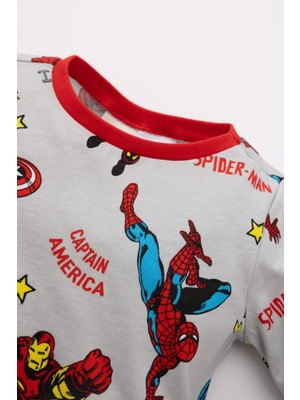 DeFacto Erkek Bebek Marvel Comics Uzun Kollu Pijama Takımı C0722A524SP