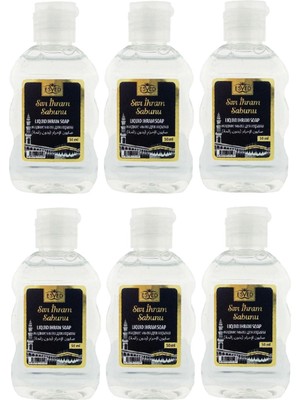 Esved Kokusuz Sıvı Sabun Kokusuz Ihram Sabunu Kokusuz Sabun Hac ve Umre Için Kokusuz Sabun 6 Adet