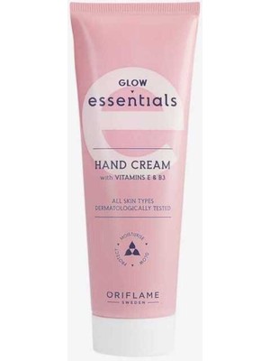 Oriflame Glow Essentials Cilt Bariyerini Koruyan E&b3 Vitaminli El Kremi 75 Ml.