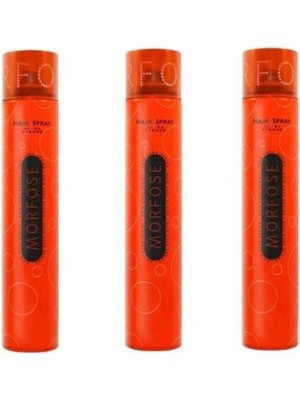 Baydar Morfose Ultra Sert Saç Spreyı 400 ml x 3 Adet