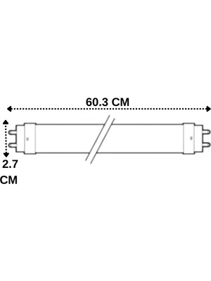 Osram Substitube 8W 865 6500K (Beyaz Işık) G13 Duylu LED Floresan