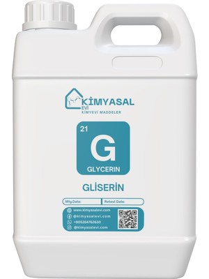 Kimyasal Evi Gliserin Glycerin Ha mm adde 5 kg