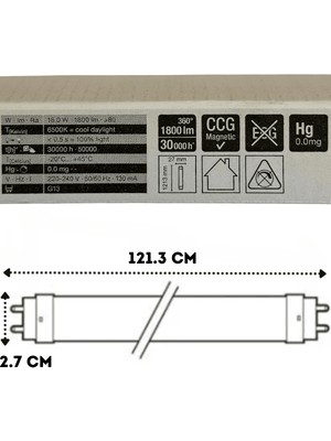 Osram Substitube 16W 865 6500K (Beyaz Işık) G13 Duylu LED Floresan (2 Adet)