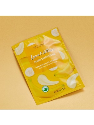 Oriflame Love Nature Smoothie Muz Özlü Yenileyici Saç Maskesi Kuru Saçlar