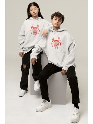 Populus Örümcek Logolu Sevgili/çift/arkadaşlık/2'li Kapşonlu Sweatshirt Seti