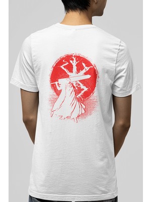 Populus Berserk Sword Ön Arka Baskılı Tişört