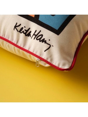 Bella Maison Keith Haring Colored Kırlent (43X43 Cm)