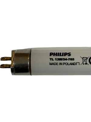 Philips 13W 765 6500K (Beyaz Işık) Floresan G5 Duylu T5 Floresan (4 Adet)