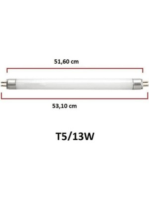 Philips 13W 765 6500K (Beyaz Işık) Floresan G5 Duylu T5 Floresan