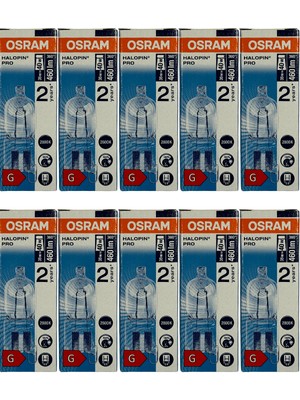 Osram Halopin Pro 35W (40W) 2800K (Sarı Işık) G9 Duylu Halojen Ampul (10 Adet)