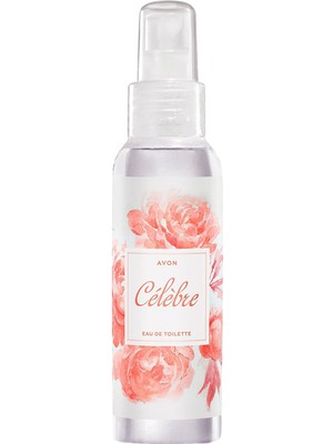 Avon Celebre Kadın Vücut Spreyi 100 ml Beyaz Şeftali Kış Üzümü ve Çiçek Meyve Aromalı PCR Ambalaj