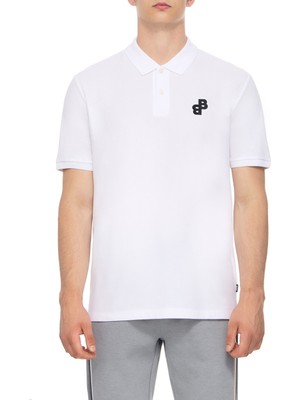 Boss Erkek Kısa Kol Gömlek Yaka Standart Boy Günlük Beyaz Polo Yaka T-Shirt 50494953-100
