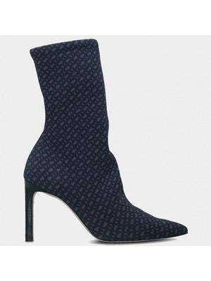 Boss Kadın Marka Logolu Düz Taban Kaydırmaz Günlük Kullanım Siyah Bot & Bootie 50504631-001