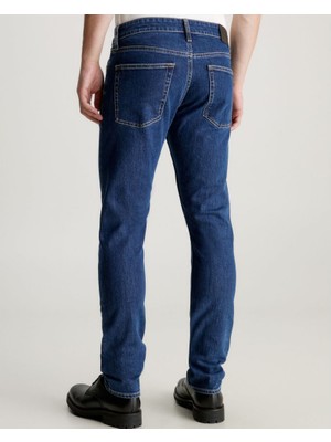 Calvin Klein Erkek Denim Kumaş  Normal Bel Düz Model Lacivert Jeans K10K112374-1BJ