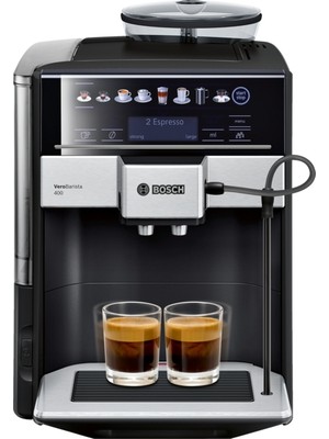 Bosch Tam Otomatik Kahve Makinesi Vero Barista 400 Metalik Safir Siyahı TIS65429RW