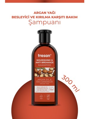 Tresan Argan Yağı Besleyici ve Kırılma Karşıtı Bakım Şampuanı 300 ml