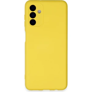 Samsung Galaxy A24 4g Kılıf Nano Içi Kadife  Silikon - Sarı 300099