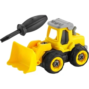 Sök Tak Inşaat Araçları Oyuncak Dozer Kepçe Tornavida Seti