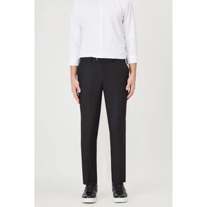 AC&Co / Altınyıldız Classics Erkek Siyah Slim Fit Dar Kesim Klasik Yan Cep Pantolon