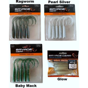Savage Gear Lb Sandeel Curltail Silikon Yem 10cm 5gr 5 Adet İğnesiz