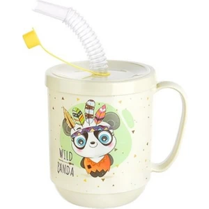 Pipetli Çocuk BARDAK-350 Ml-Krem