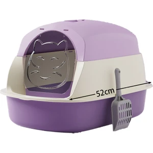 Deodorant Tamamen Kapalı Büyük Kedi Kumu Kutusu (Yurt Dışından)