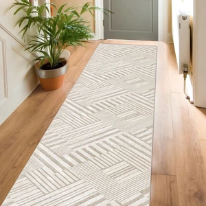 Modern Dijital Baskı Dört Mevsim Yıkanabilir Kaymaz Taban Salon Halısı Mutfak Halısı Yolluk