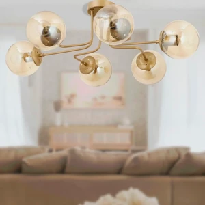 Tanyer 6Lı Eskitme Modern Sarkıt Yatak odası Salon Avize