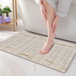 Yıkanabilir Dijital Baskılı Banyo Paspası  Kaymaz Taban Klozet Önü Paspası