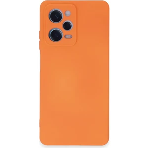 Xiaomi Poco X5 Pro 5g Kılıf Nano Içi Kadife  Silikon - Turuncu 300099