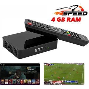 FS1PRO Teknoloji 4b Ram Iptv Uydu Alıcısı Vip - Çanaklı Çanaksız Tv Izleme Linux Işletim & High Speed