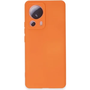 Xiaomi Mi 13 Lite Kılıf Nano Içi Kadife  Silikon - Turuncu 300099