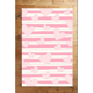 Cino 74 Pembe Kalpli Kız Çocuk Odası Halı  Bebek Oyun Halısı