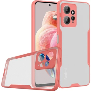 Xiaomi Redmi Note 12 4g Kılıf Platin Silikon - Pembe 300099