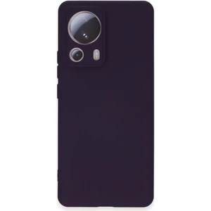 Xiaomi Mi 13 Lite Kılıf Nano Içi Kadife  Silikon - Mor 300099