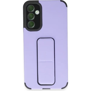 Samsung Galaxy A54 5g Kılıf Mega Standlı Silikon - Lila 300099