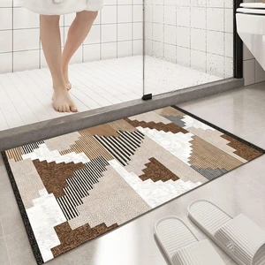 Yıkanabilir Dijital Baskılı Banyo Paspası  Kaymaz Taban Klozet Önü Paspası
