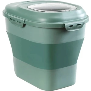 Longbangdian Shop 8FP600212-GN Stili D08D Pet Gıda Saklama Kabı Köpek Kedi Balık Için Saklama Kutusu Kuş Katlanabilir Pirinç Konteyner Hava Geçirmez Plastik Saklama Tutar (Yurt Dışından)