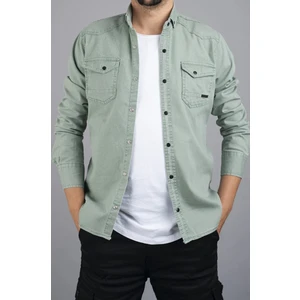 3A Moda Yxcslim Fit Erkek Kot Gömlek