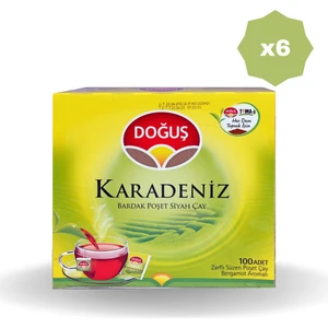 Karadeniz Bardak Poşet Çay 100'LÜ x 6 Adet